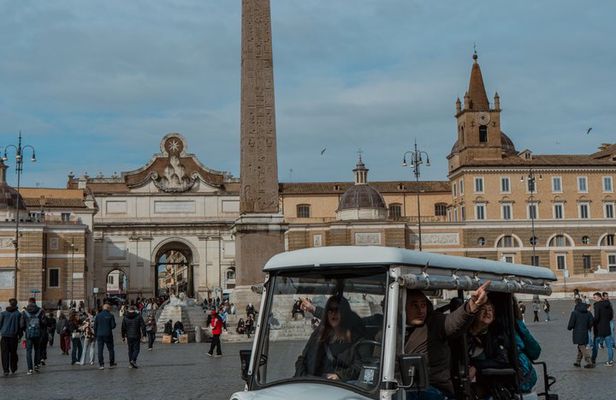 Private Rome Express 1 Hour Golf Cart Ride