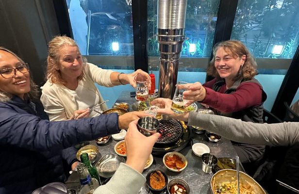 Seoul Temple and Starfield Library Gangnam KBBQ