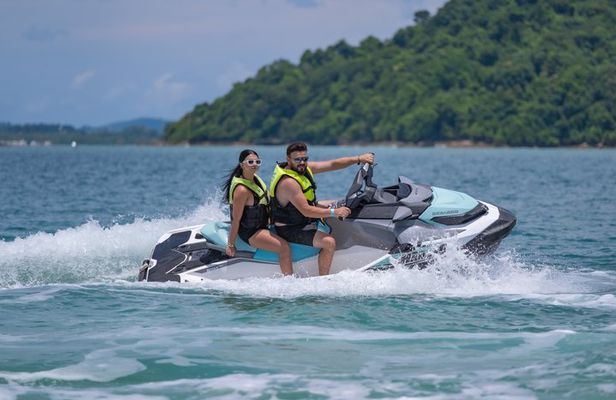 Phuket 9 Stop Jet Ski Tour with Meal & Pick up-Price for 1 Jetski