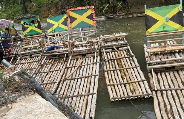 Lethe Bamboo River Rafting Tour Montego Bay Jamaica from Negril