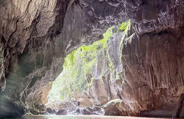Small Group Hidden Caves, Canyon & River Half Day Adventure