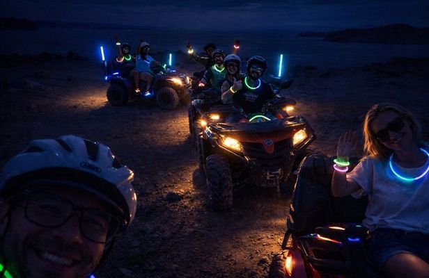 Glow Night ATV QUAD Tour Santorini: Cocktails to follow