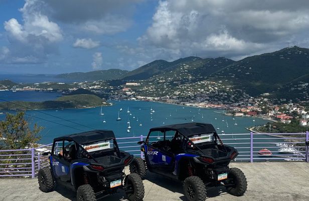 Tropical Trek: 4 Hour Self Guided UTV/SxS Adventure of St Thomas