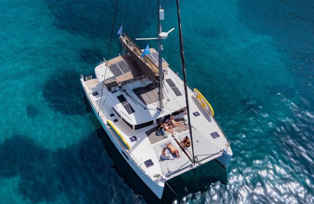 Athens Half Day Catamaran Cruise: Morning or Dinner Options