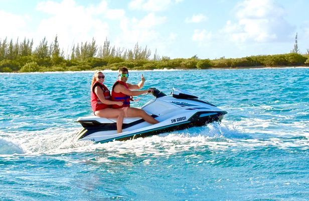 Randonnée Jet Ski 90min dans les eaux turquoises de Saint Martin