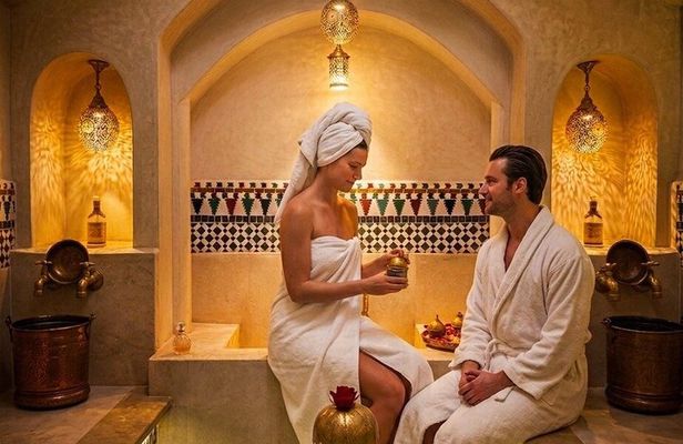 Marrakech: Traditional Moroccan Hammam & Massage with prvt Pickup