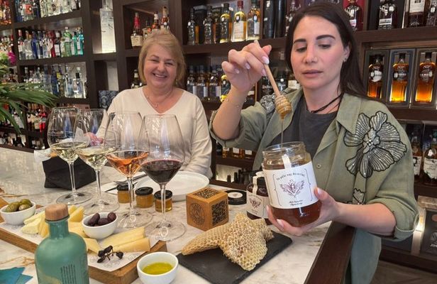 Athens Olive oil Honey and Wine Tasting with Snacks Experience