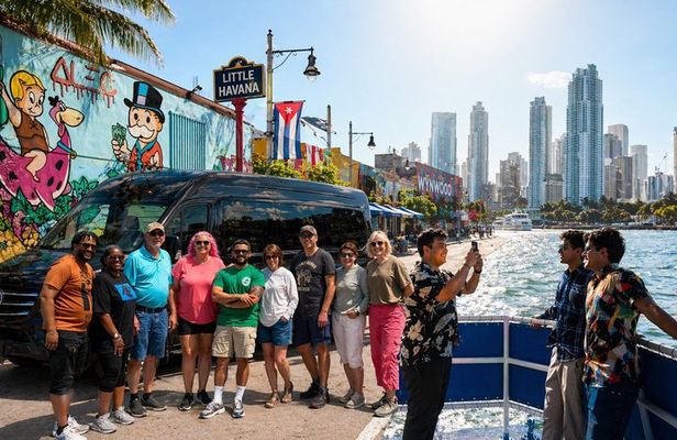 Miami City Tour and Miami Skyline Cruise Combo