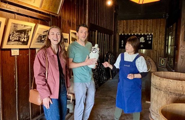 Historic Sake Brewery Tour and Tasting Session