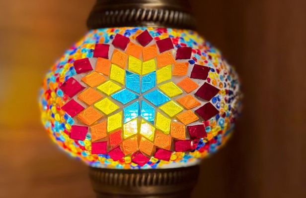 Istanbul Turkish Mosaic Lamp Workshop in Balat - All Included