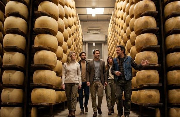 From Milk to Wheels: Parmesan Tour and Tasting in Parma