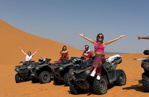 Merzouga dunes quad biking & Sandboarding Experience