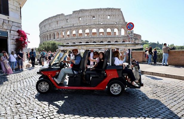Rome City Tour by Golf Cart: Relax & Explore
