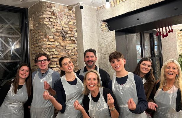 Rome Pizza and Tiramisu Class with Wine, Gelato and Limoncello