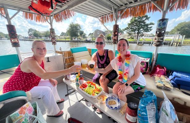 2 Hour Private Tiki Boat Cruises in Virginia Beach