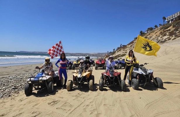 Ride in quadricycles dunes/the sands
