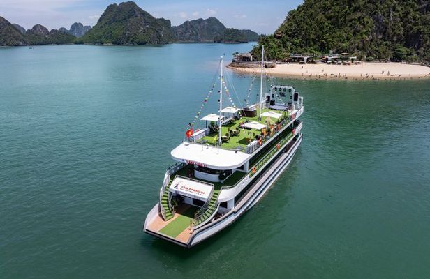 Halong Bay Cruise Kayaking Swimming Hiking with Meal