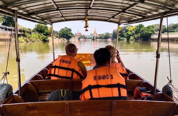 Ayutthaya UNESCO 5-Temple Private Tour: Day or Sunset Boat Cruise