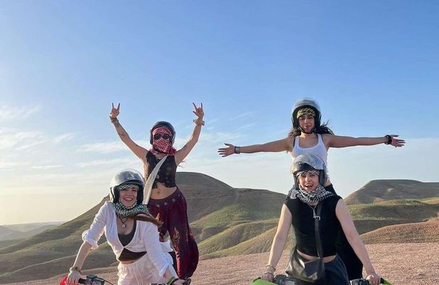 Agafay Desert Experience: Quad Camel Ride & Dinner from Marrakech