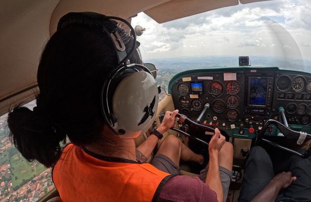 Pilot for a Day: Flight Training in Cessna 172 Over Lake Victoria