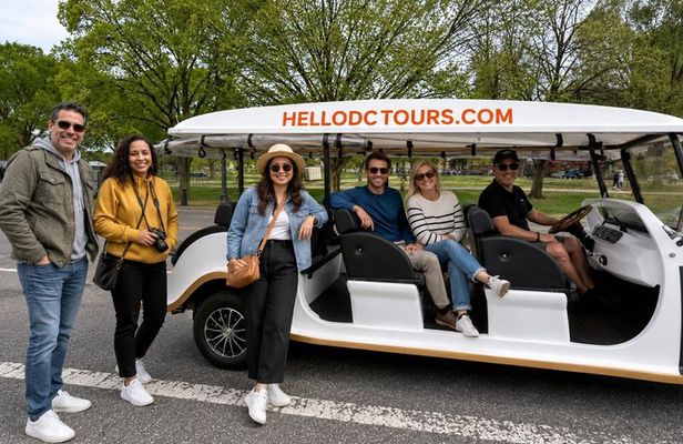 Washington DC: Easy Sightseeing Guided Monuments Tour by E-Cart
