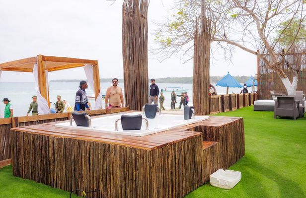A day at the beach of baru an ideal place to rest in cartagena