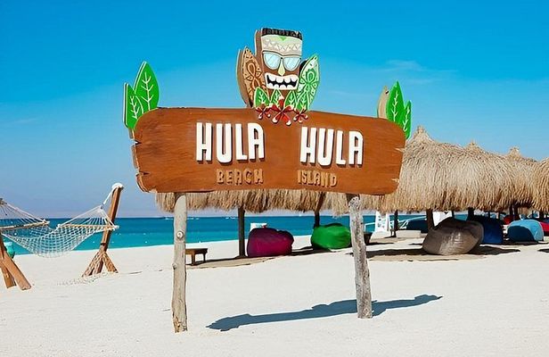 VIP Hula Hula Island Boat Trip and Snorkeling from Hurghada