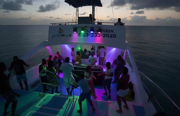 Catamaran Party Tour 5 Hour Adults Only Experience in Grace Bay