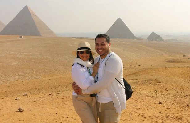 Giza Pyramids and Grand Egyptian Museum & Free 1 Night Hotel