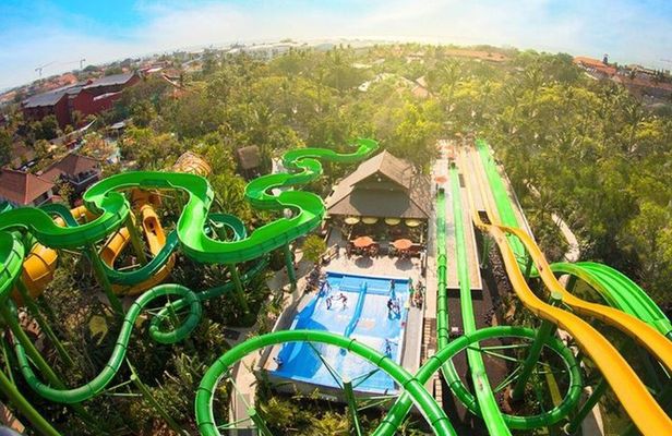 Bali Waterbom Adventure Day Pass with Hotel Transfers