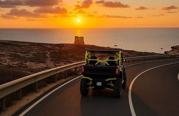 Sunset Gozo UTV Chauffeured Tour Including Comino Cruise