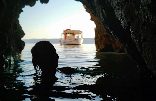 3h Sunset Krk & Plavnik Blue Cave Swim & Dolphin Tour