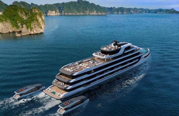 2 Day Ha Long Lan Ha Bay to Bai Tu Long bay Luxury 6 Star Cruise