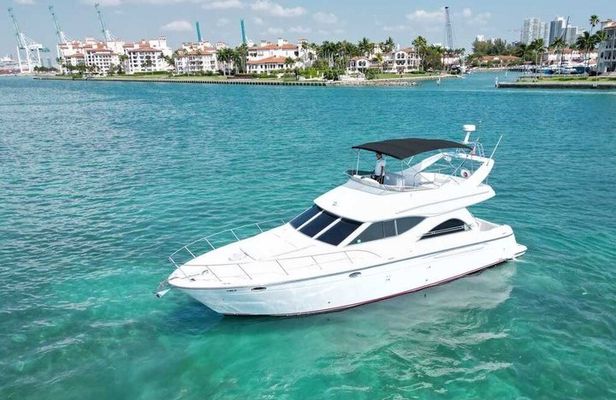 50ft + 2 Jet skis | Miami Yacht Rental | 13 Ppl Max