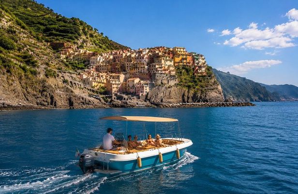 Cinque Terre and Portovenere Boat Tour Wine and Focaccia