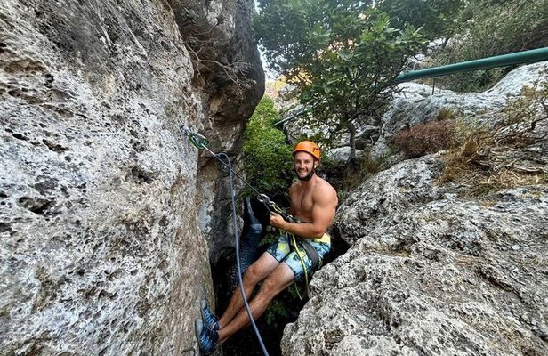 Kourtaliotiko Gorge : Waterfalls Abseiling Experience