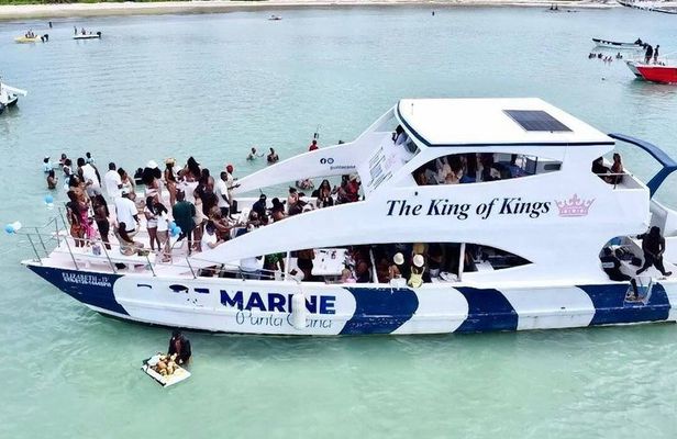 Punta Cana Hip Hop Party Boat with Open Bar, Snorkeling for Adult