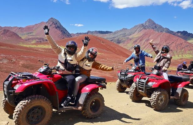 Rainbow Mountain and Red Valley by ATV Full Day Adventure