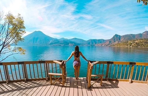 Atitlan Private Tour: San Juan La Laguna and Swimming in Tzankujil