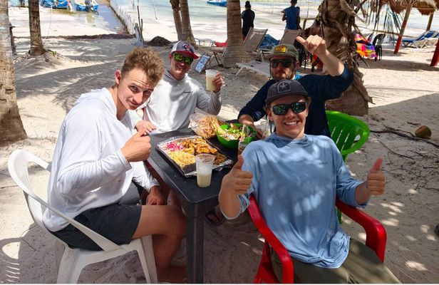 Fishing and snorkeling on the costa maya 4 hours