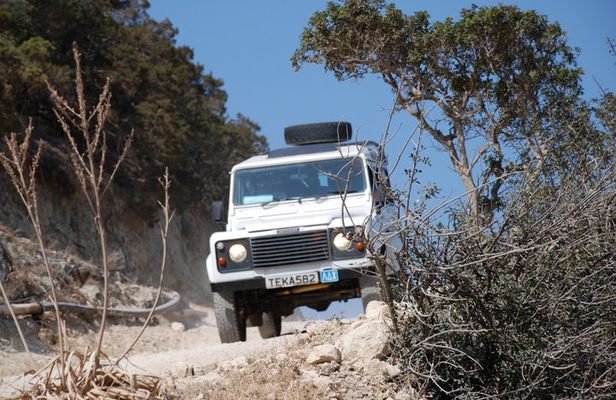 Wheels and Waves Akamas Jeep Safari with Cruise to Blue Lagoon