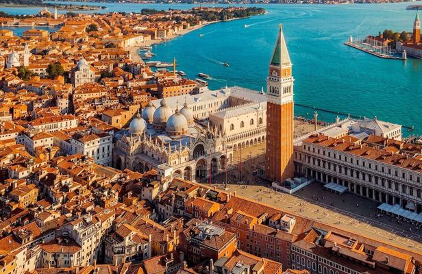 St Mark's Basilica with Terrace, Doge Palace and Bell Tower