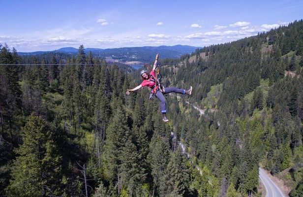 Lake Coeur d'Alene Zipline Tour
