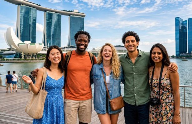Singapore Highlights Walking Tour: River, Merlion & Marina Bay