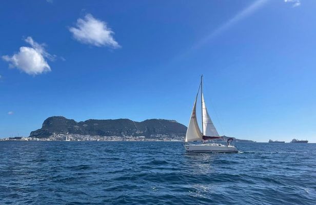 Sailing boat Algeciras Bay with Dolphins and Tapas