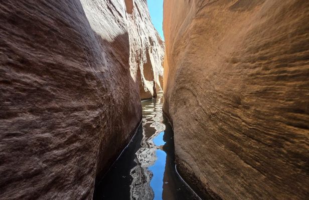 Remote Water-Filled Slot Canyon Adventure