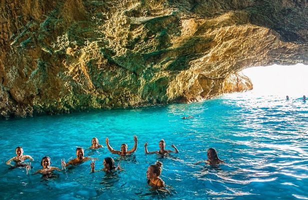 Kotor: Blue Cave 3-hour GROUP boat tour with modern speedboat