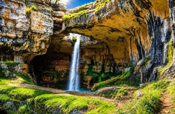 Aaqoura Lakes, Baatara Waterfall & Douma | Small-Group Day Trip