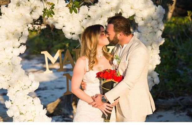 Luxury Sunset Beach Proposal in Nassau Bahamas