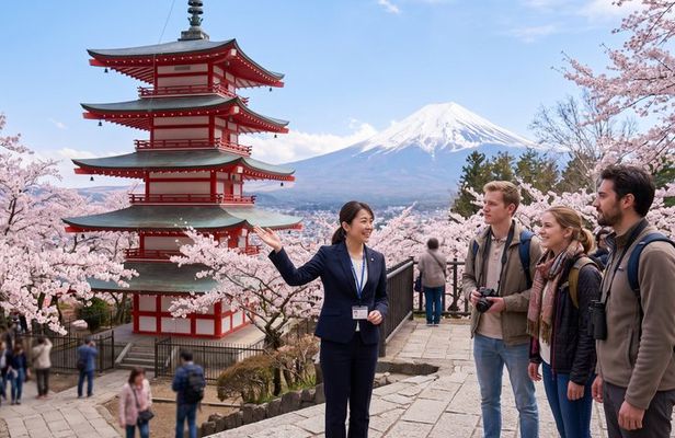 Mt. Fuji Five Lakes Customized Tour with Licensed Guide